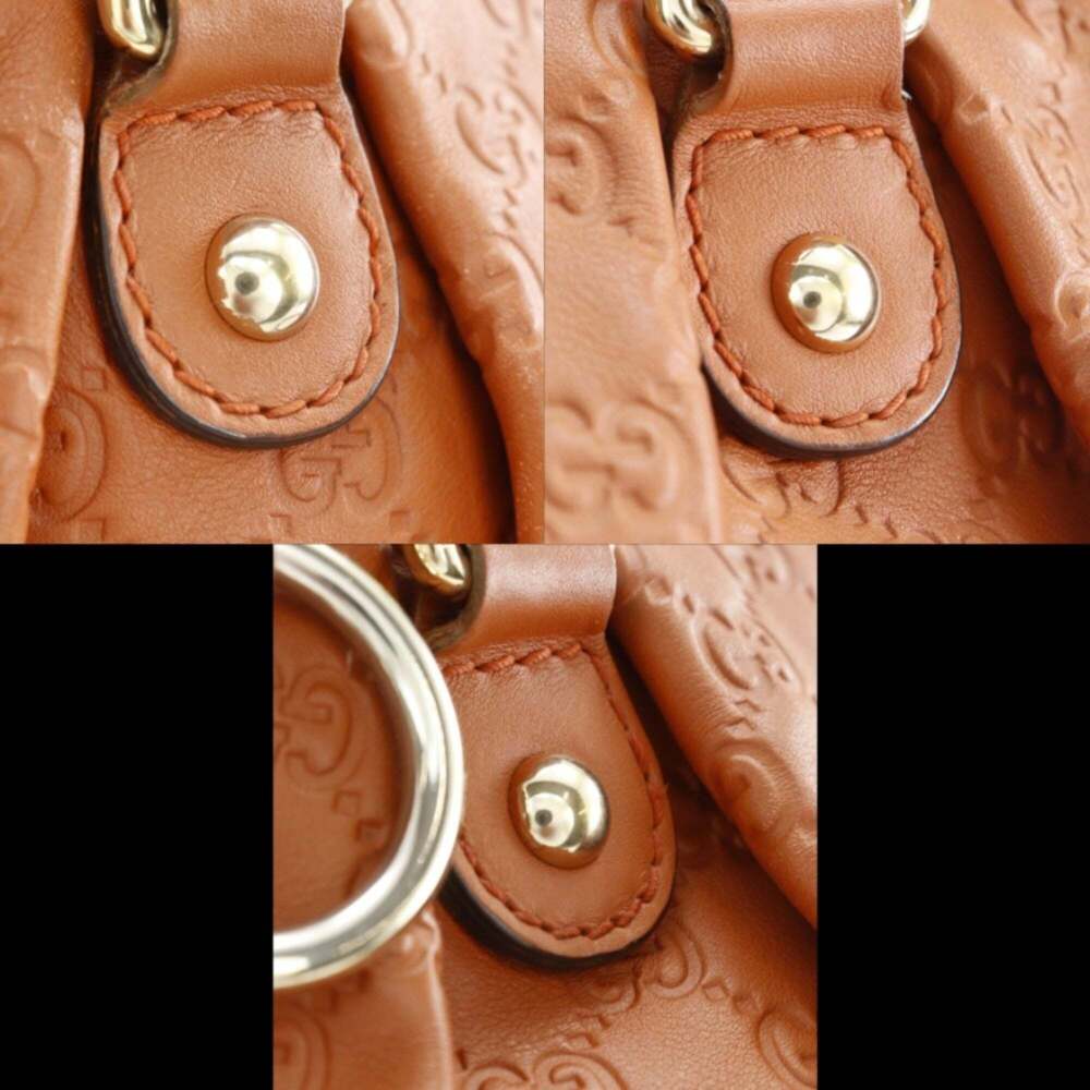 GUCCI Brown Leather Tote Bag - Picture 15 of 16